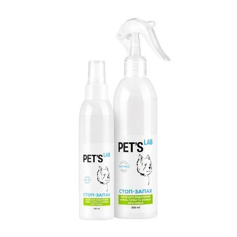Засіб для усунення плям і запаху сечі собак "СТОП-ЗАПАХ", PET'S LAB, 150мл 14475 фото